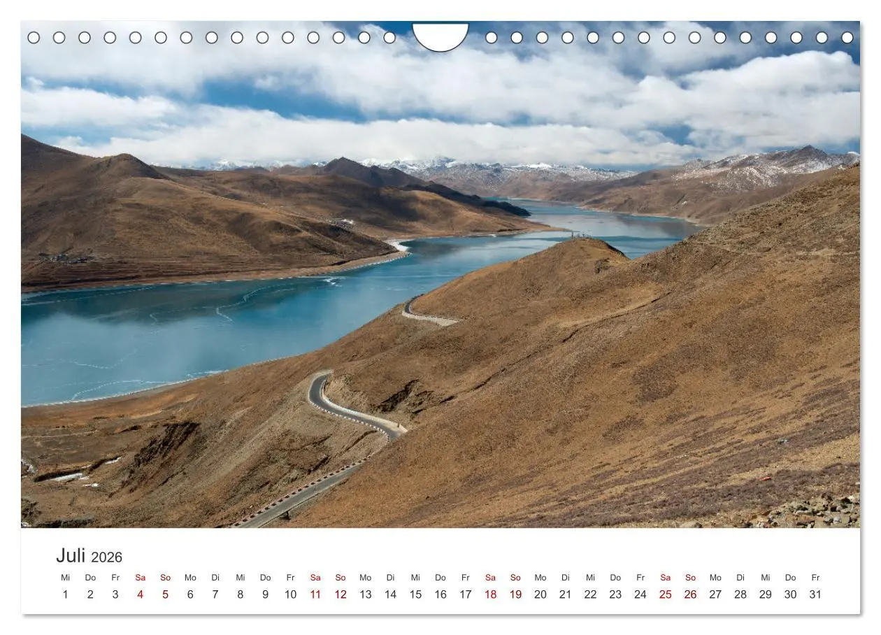 Bild: 9783457351222 | Tibet - Kloster und Landschaft (Wandkalender 2026 DIN A4 quer),...
