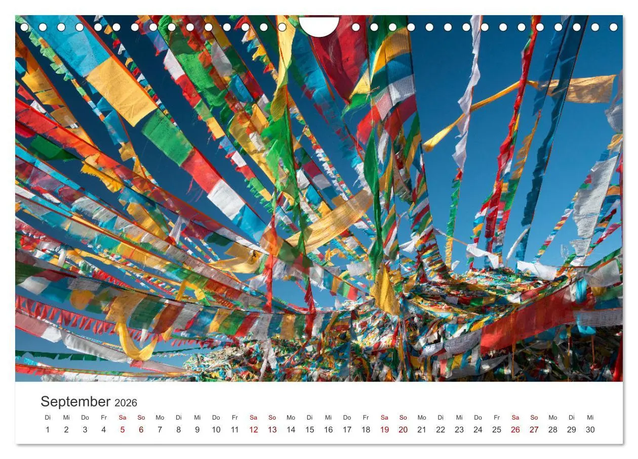 Bild: 9783457351222 | Tibet - Kloster und Landschaft (Wandkalender 2026 DIN A4 quer),...