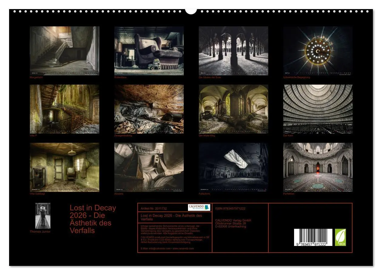 Bild: 9783457971222 | Lost in Decay 2026 - Die Ästhetik des Verfalls (hochwertiger...