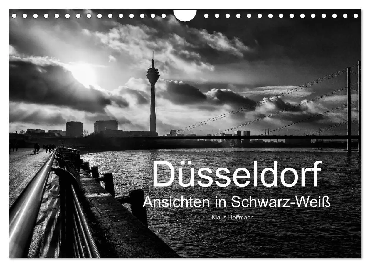 Cover: 9783516061222 | Düsseldorf Ansichten in Schwarz-Weiß (Wandkalender 2026 DIN A4...
