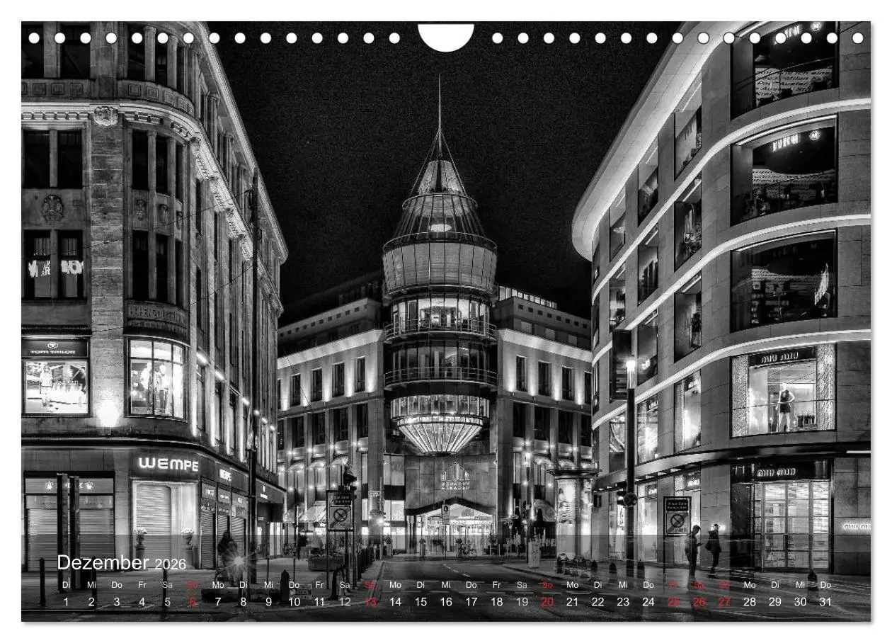Bild: 9783516061222 | Düsseldorf Ansichten in Schwarz-Weiß (Wandkalender 2026 DIN A4...