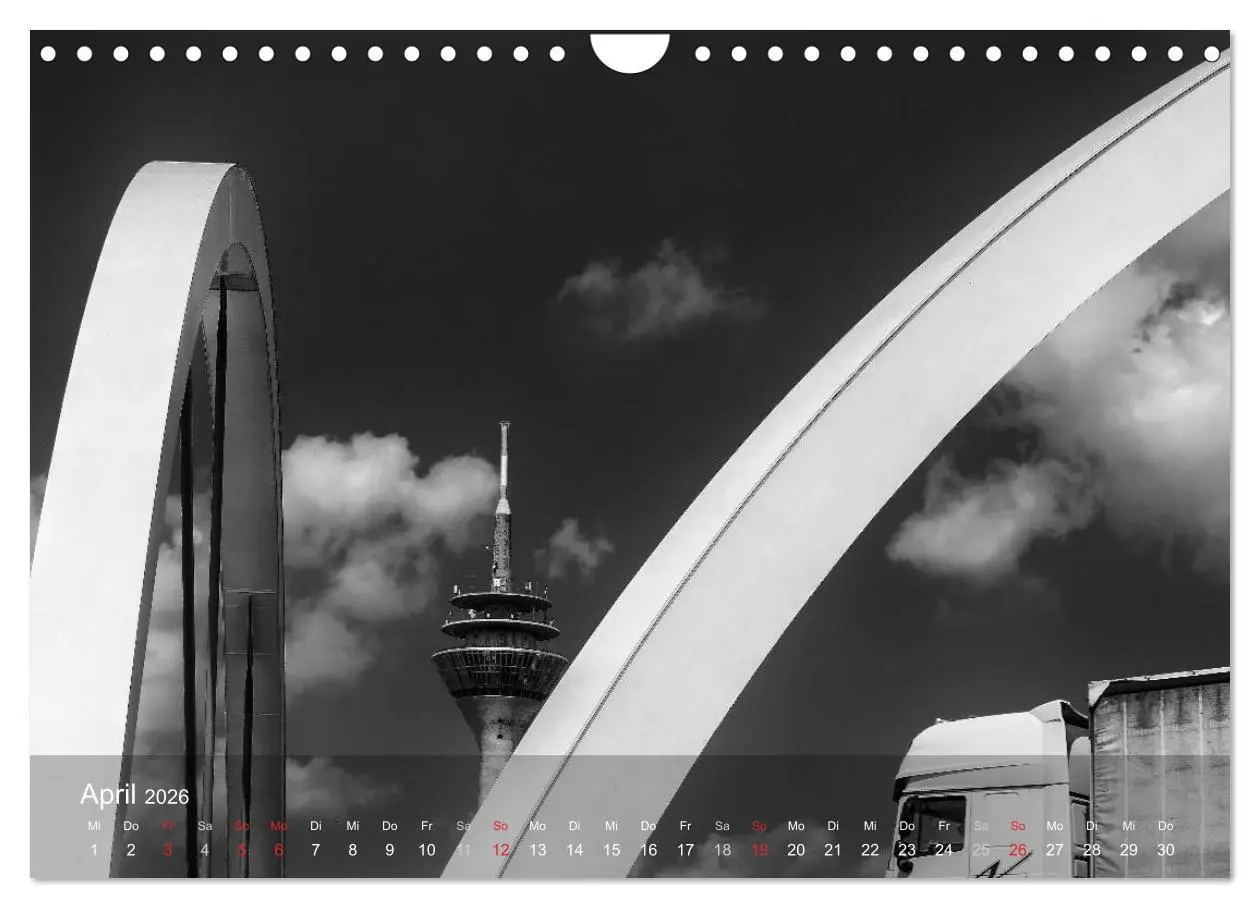 Bild: 9783516061222 | Düsseldorf Ansichten in Schwarz-Weiß (Wandkalender 2026 DIN A4...