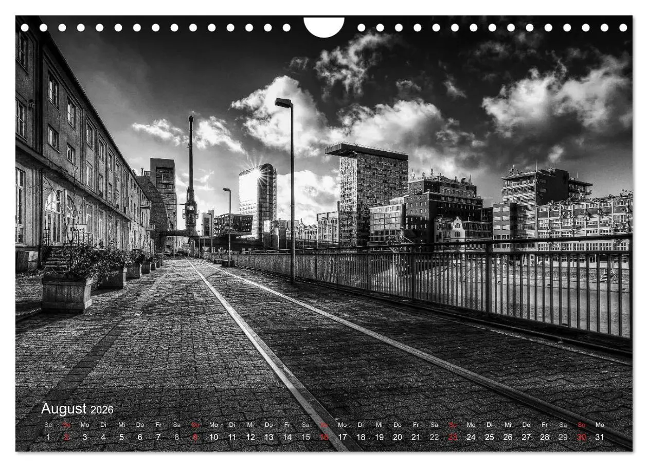 Bild: 9783516061222 | Düsseldorf Ansichten in Schwarz-Weiß (Wandkalender 2026 DIN A4...