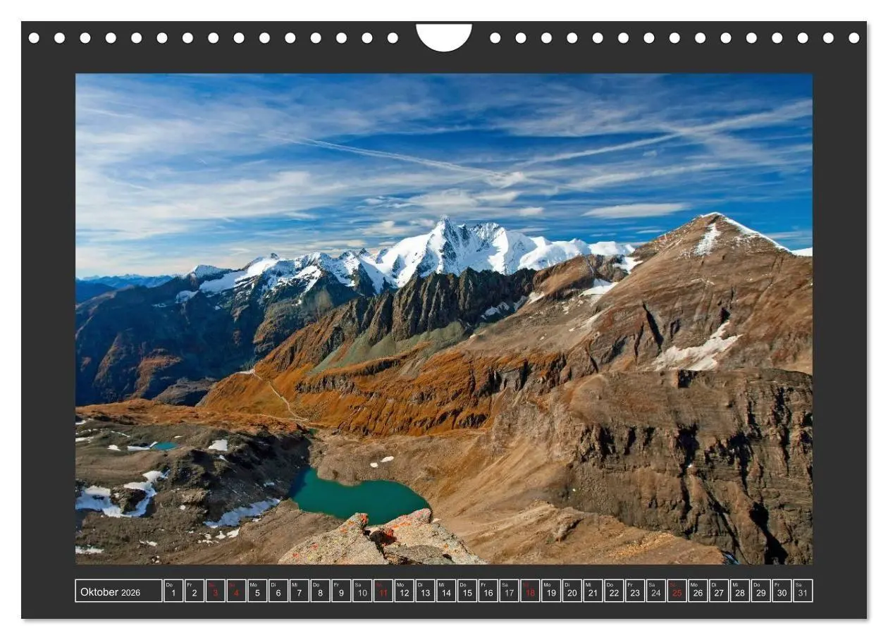 Bild: 9783516681222 | Der Großglockner 3798m (Wandkalender 2026 DIN A4 quer), CALVENDO...