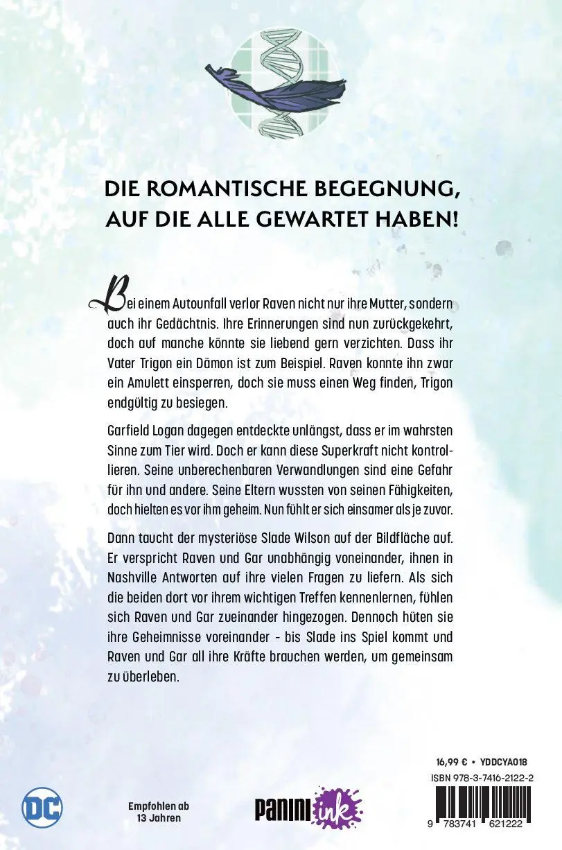 Rückseite: 9783741621222 | Teen Titans: Beast Boy liebt Raven | Kami Garcia (u. a.) | Taschenbuch