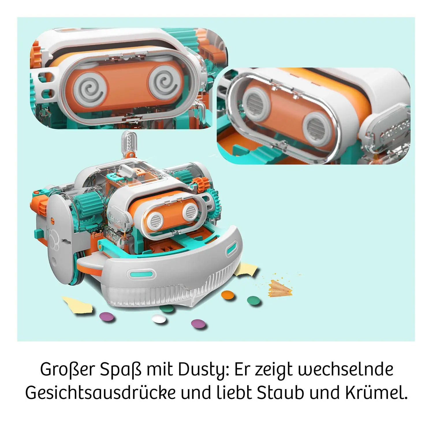 Bild: 4002051621322 | Dusty - Dein saugstarker Robo-Helfer | Experimentierkasten | Spiel