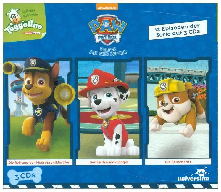 Cover: 4013575701322 | PAW Patrol Hörspielbox. Box.1, 3 Audio-CD | Various | Audio-CD | 2018