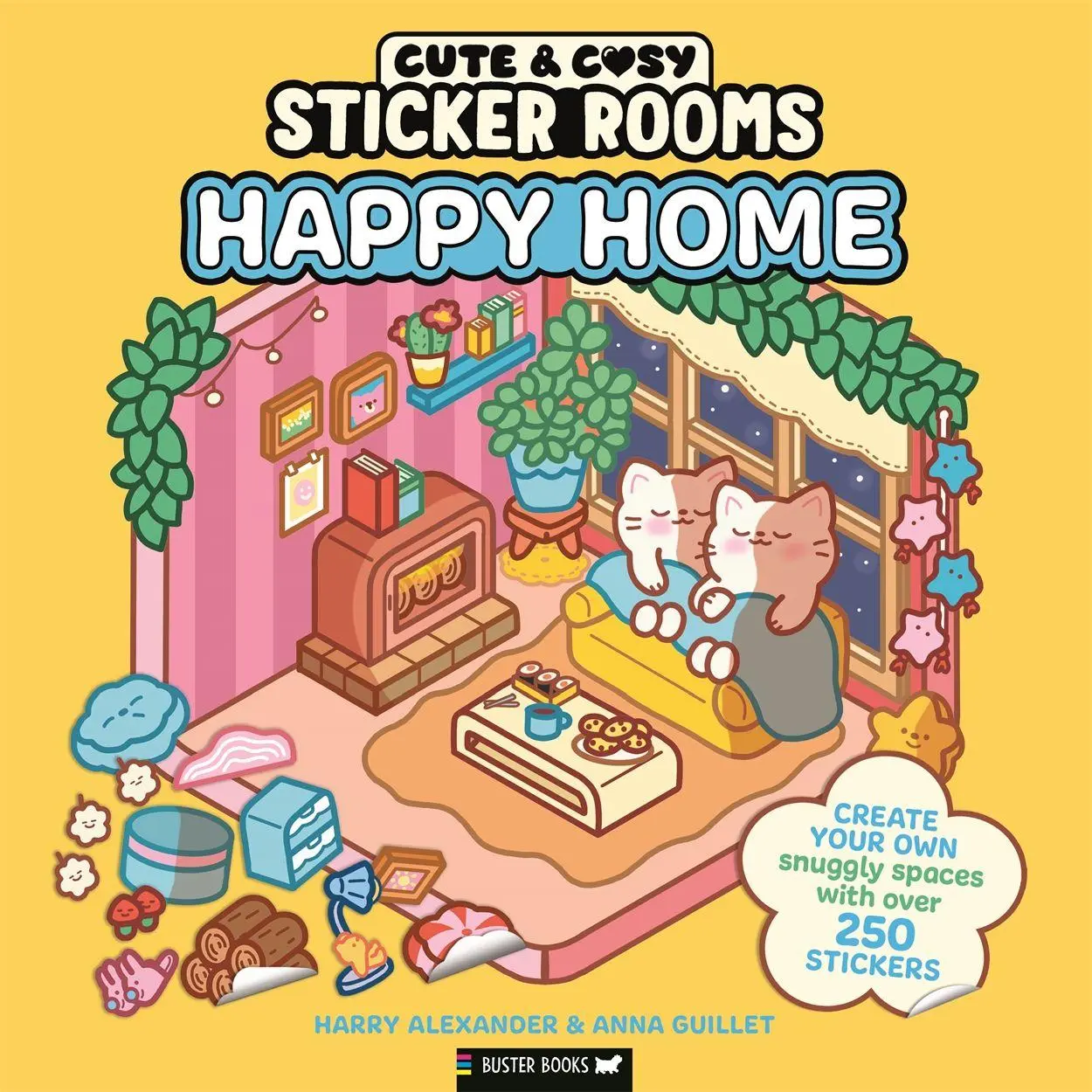 Cover: 9781837251322 | Sticker Rooms: Happy Home | Harry Alexander (u. a.) | Taschenbuch