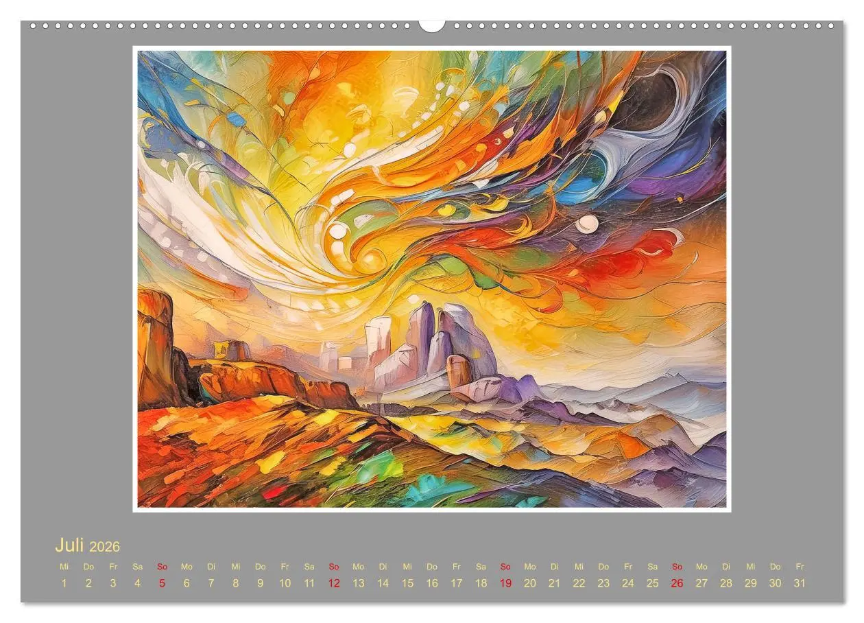 Bild: 9783457411322 | Expressionistische Landschaften (hochwertiger Premium Wandkalender...