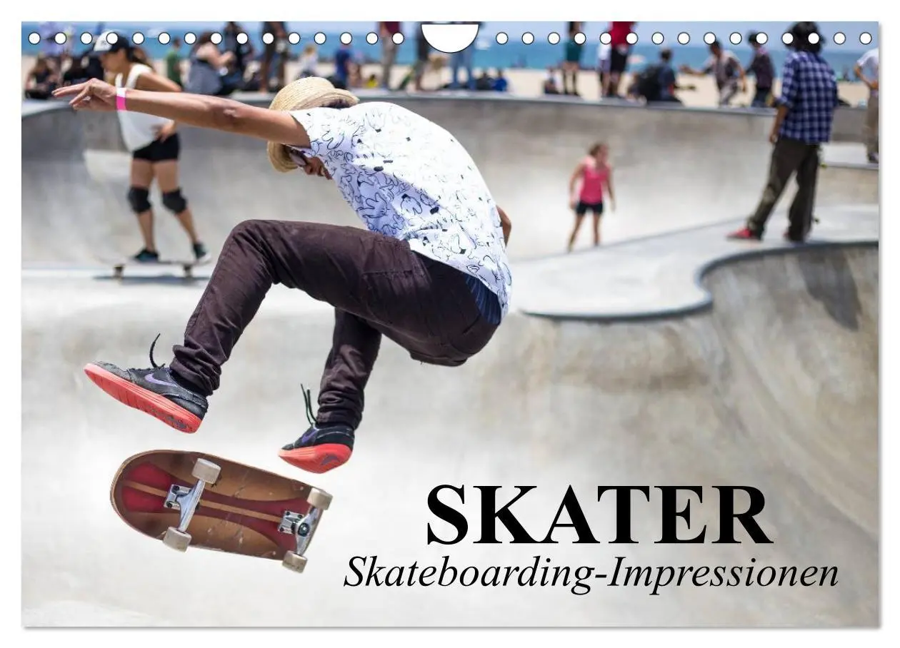 Cover: 9783516051322 | Skater. Skateboarding-Impressionen (Wandkalender 2026 DIN A4 quer),...