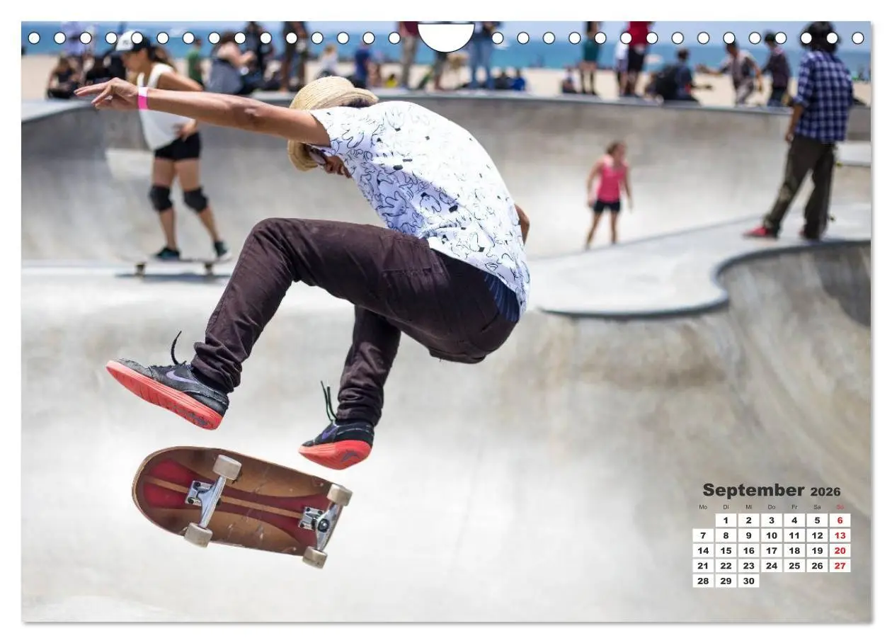Bild: 9783516051322 | Skater. Skateboarding-Impressionen (Wandkalender 2026 DIN A4 quer),...