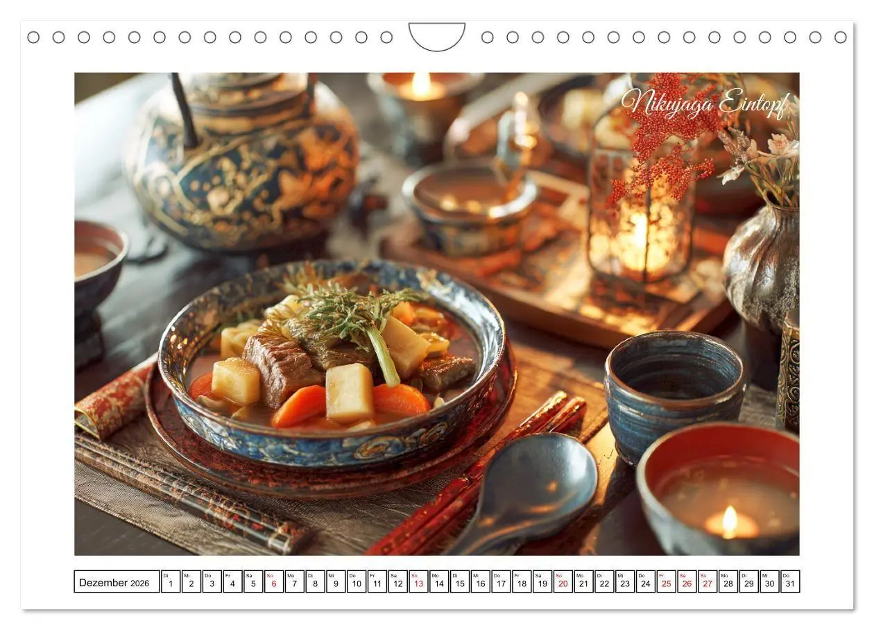 Bild: 9783516741322 | Genussmomente. Streifzug durch die japanische Küche (Wandkalender...