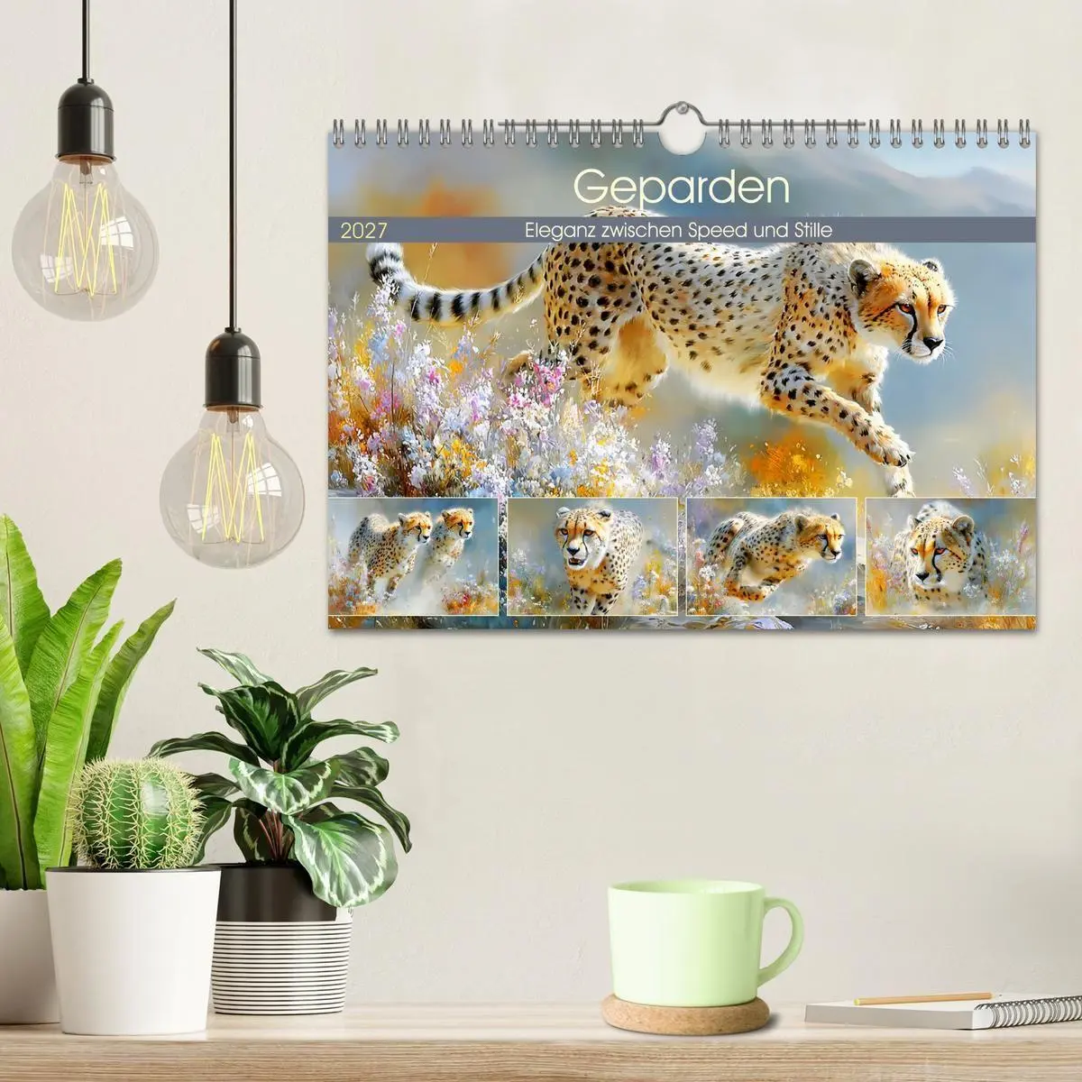 Bild: 9783516811322 | Geparden. Eleganz zwischen Speed und Stille (Wandkalender 2027 DIN...