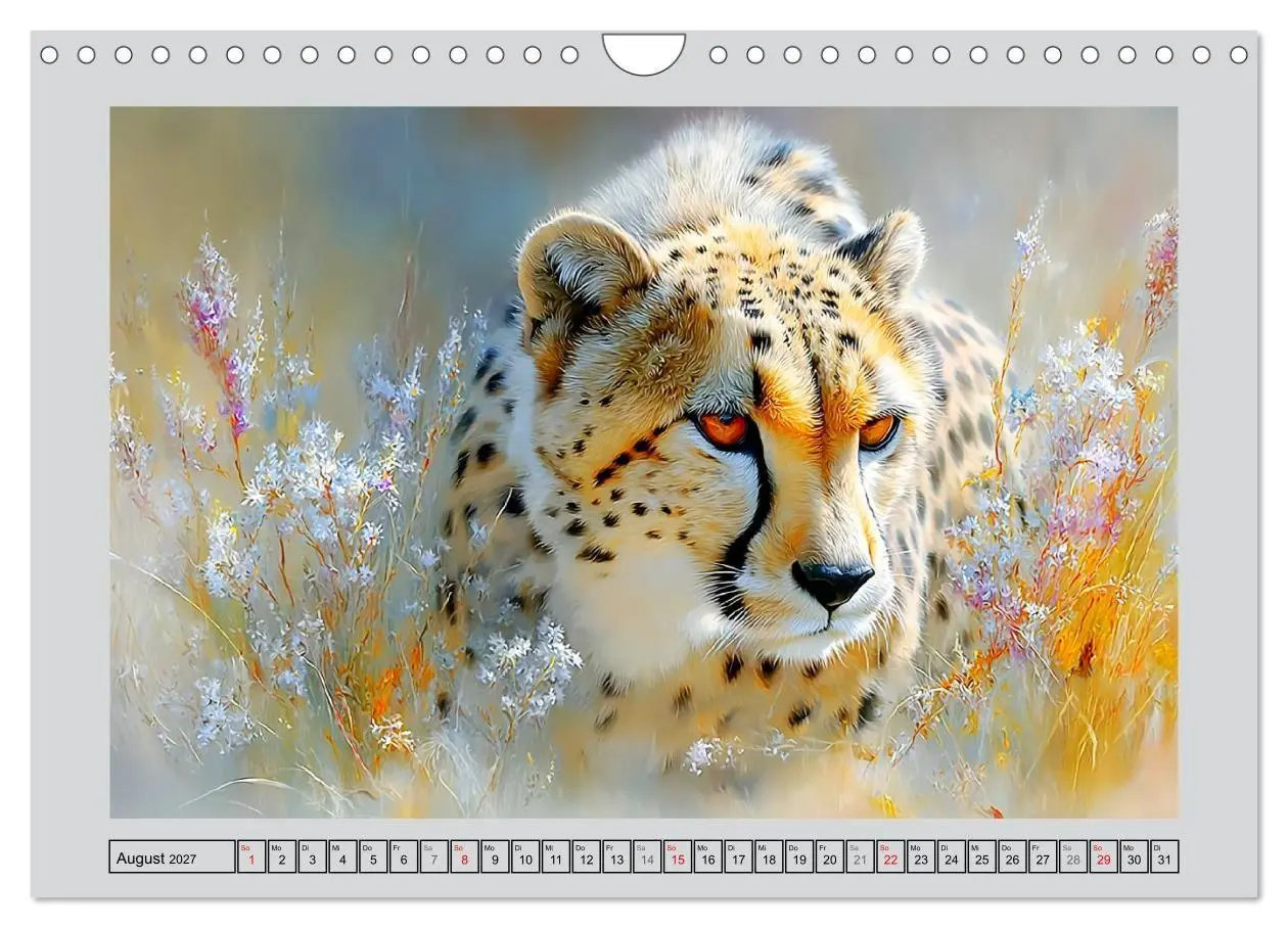 Bild: 9783516811322 | Geparden. Eleganz zwischen Speed und Stille (Wandkalender 2027 DIN...