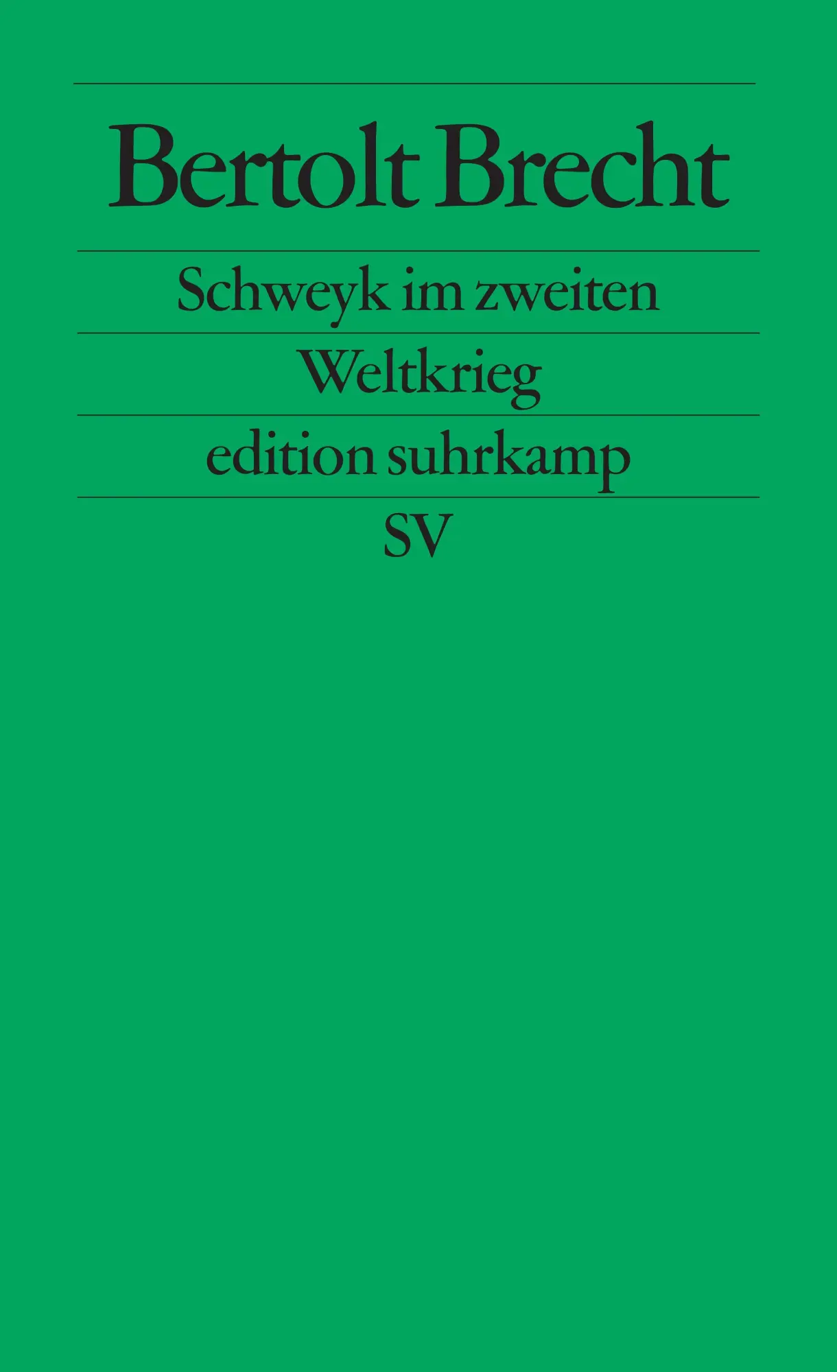 Cover: 9783518101322 | Schweyk im zweiten Weltkrieg | Bertolt Brecht | Taschenbuch | 106 S.