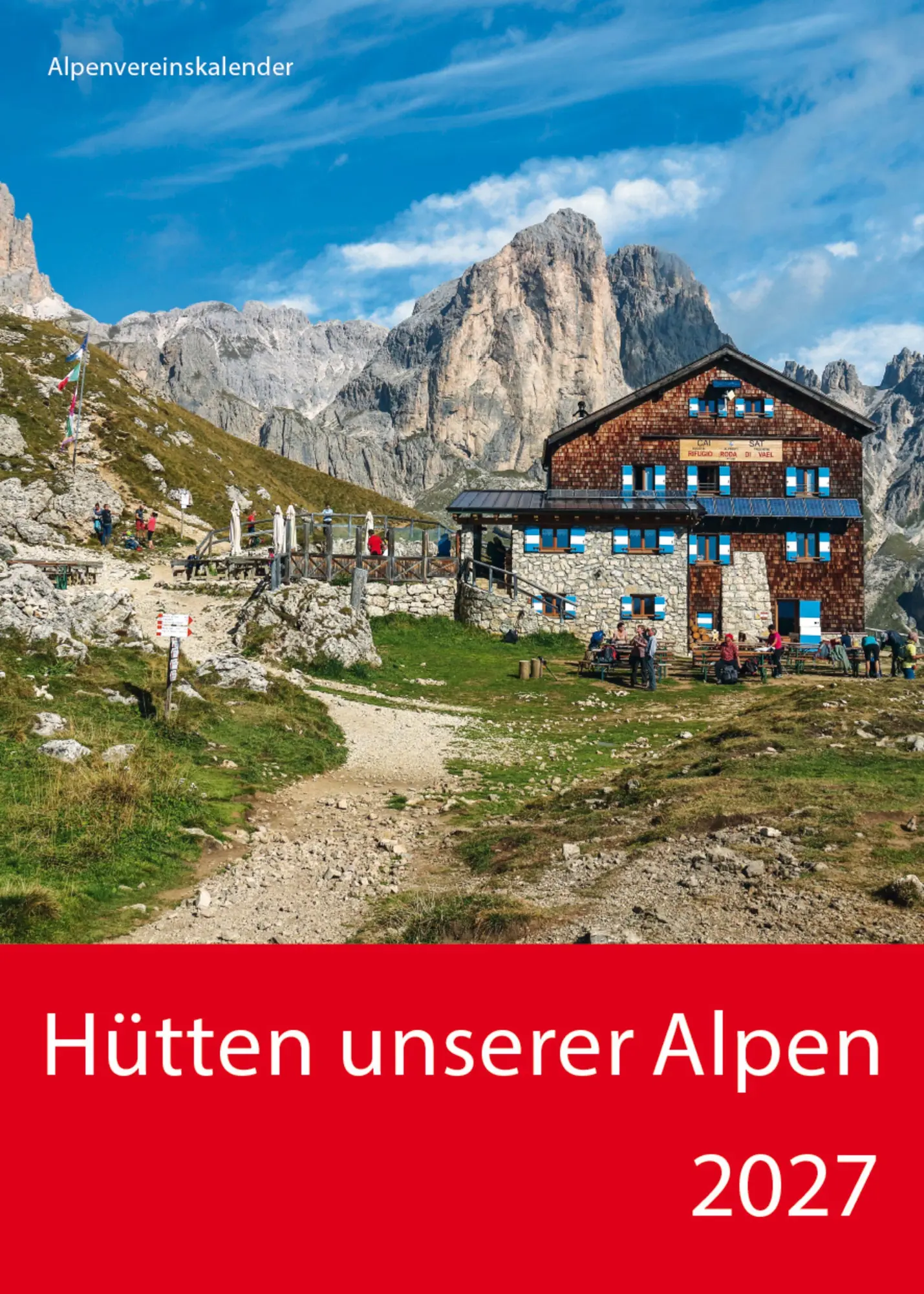 Cover: 9783819301322 | Hütten unserer Alpen 2027 | Verlag Korsch | Kalender | Spiralbindung