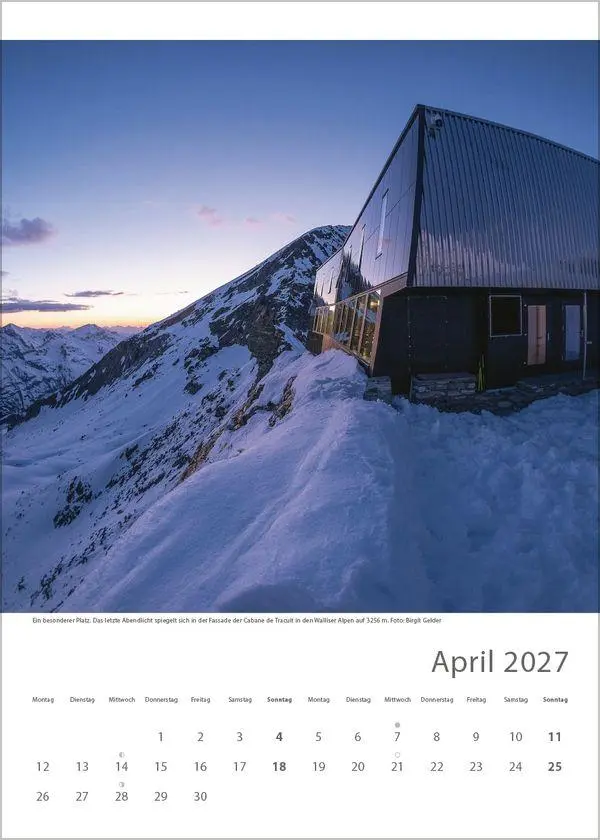 Bild: 9783819301322 | Hütten unserer Alpen 2027 | Verlag Korsch | Kalender | Spiralbindung