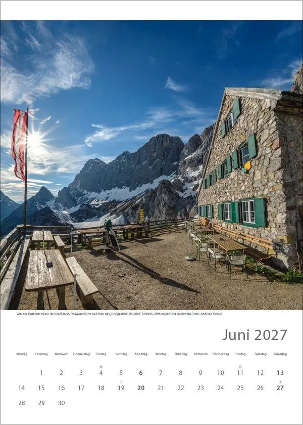 Bild: 9783819301322 | Hütten unserer Alpen 2027 | Verlag Korsch | Kalender | Spiralbindung
