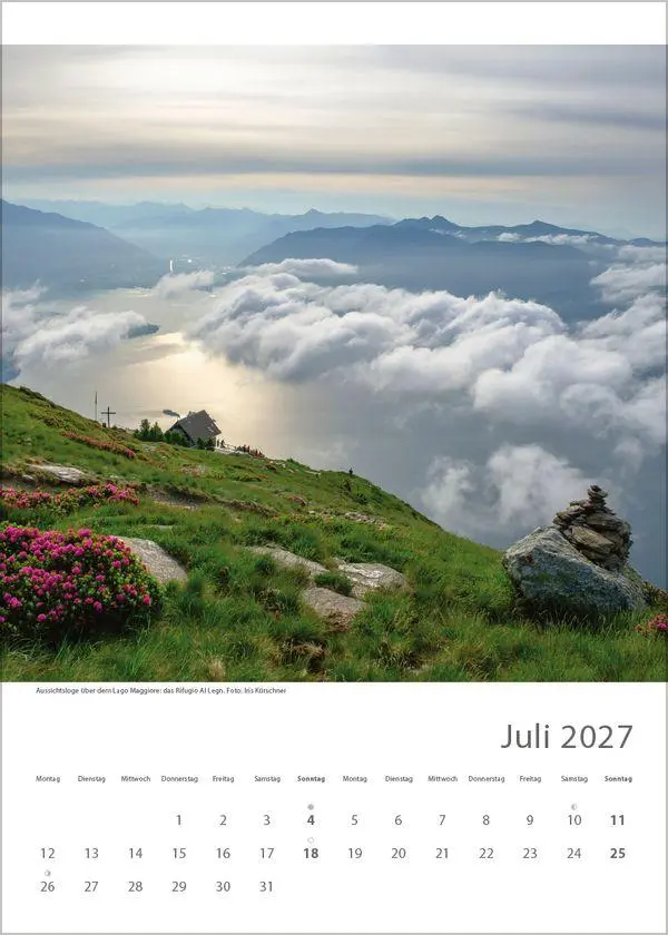 Bild: 9783819301322 | Hütten unserer Alpen 2027 | Verlag Korsch | Kalender | Spiralbindung