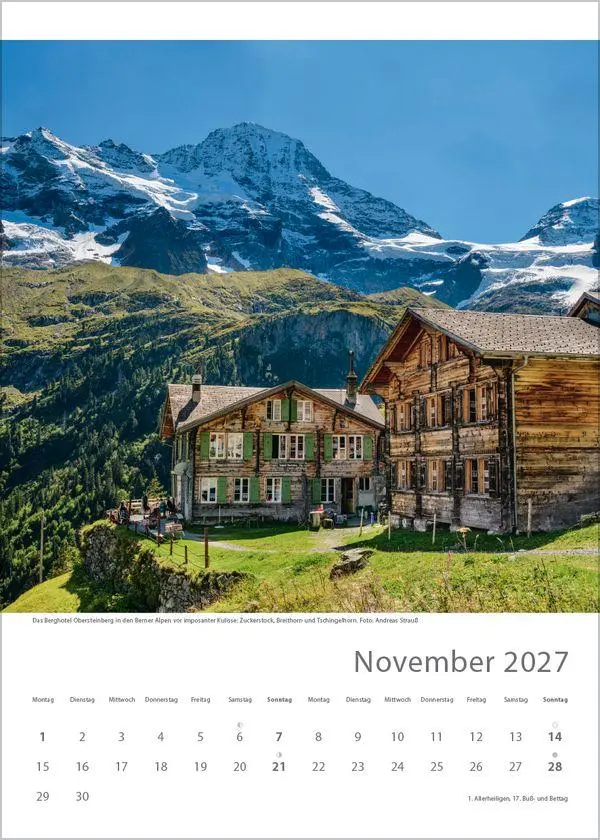 Bild: 9783819301322 | Hütten unserer Alpen 2027 | Verlag Korsch | Kalender | Spiralbindung