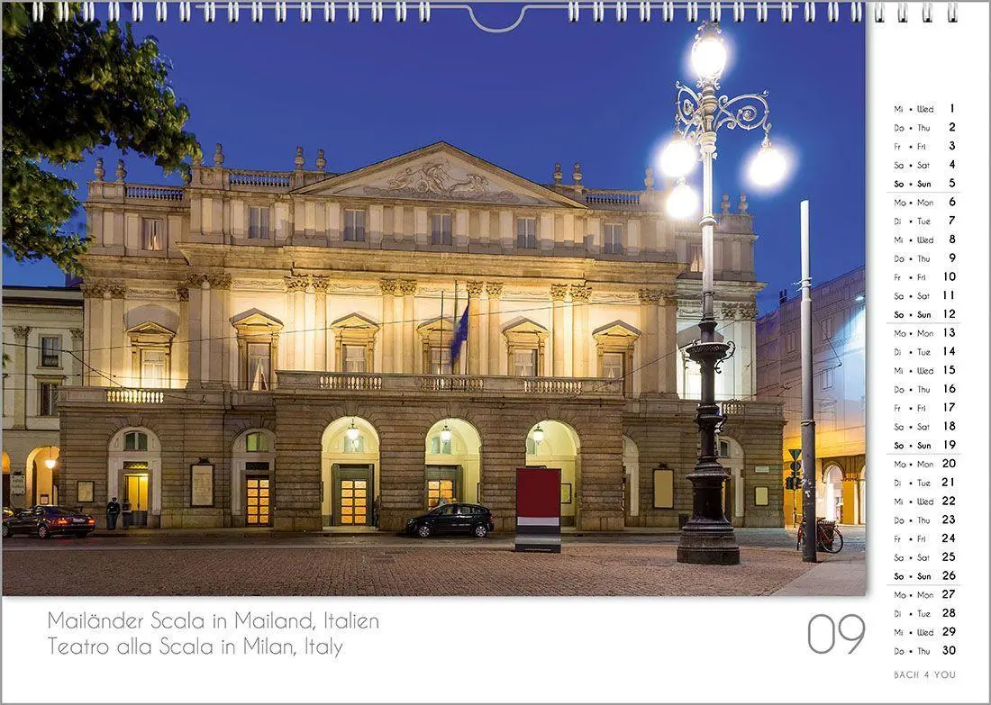 Bild: 9783969031322 | Opernhäuser, ein Musik-Kalender 2027, DIN A4 | Peter Bach Jr. | 2027