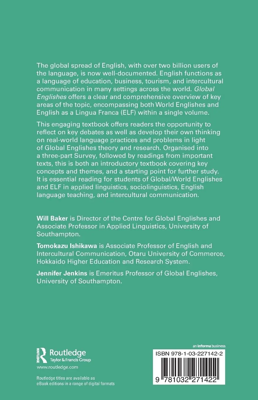 Rückseite: 9781032271422 | Global Englishes | Will Baker (u. a.) | Taschenbuch | Englisch | 2024
