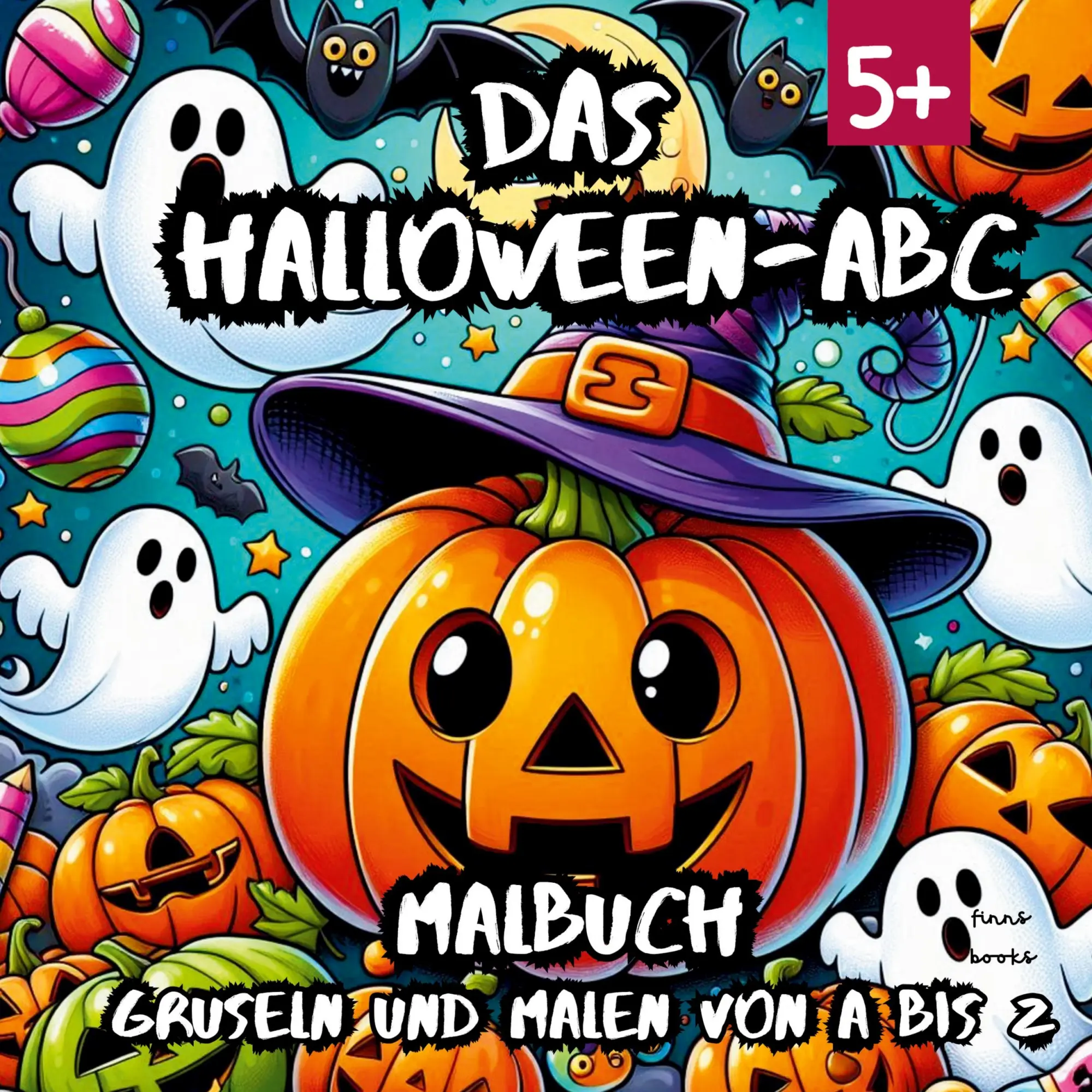 Cover: 9783384381422 | Das Halloween-ABC Malbuch | Gruseln und Malen von A bis Z | Finn Avery