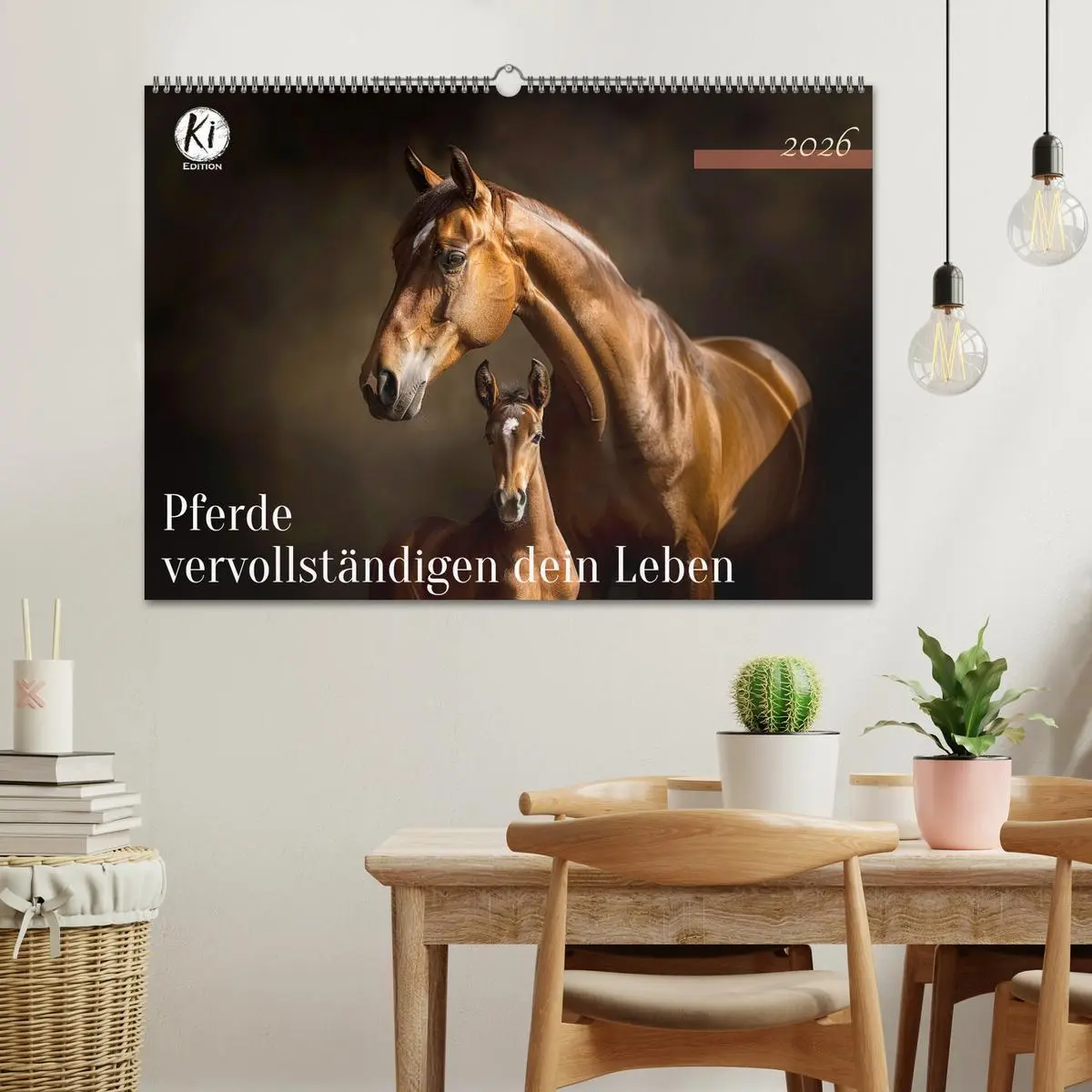 Bild: 9783457401422 | Pferde vervollständigen dein Leben (Wandkalender 2026 DIN A2 quer),...
