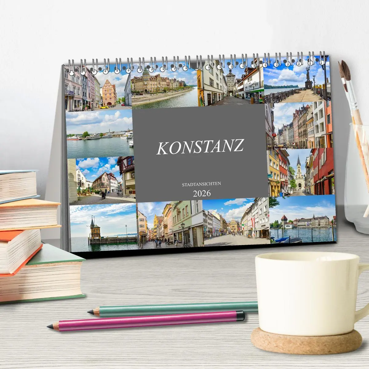 Bild: 9783457641422 | Konstanz Stadtansichten (Tischkalender 2026 DIN A5 quer), CALVENDO...