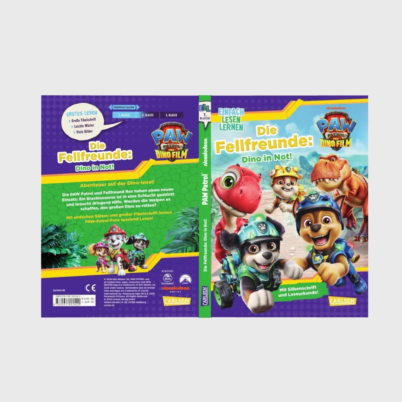 Bild: 9783551691422 | PAW Patrol - The Dino Movie Die Fellfreunde: Dino in Not | Nora de Lon