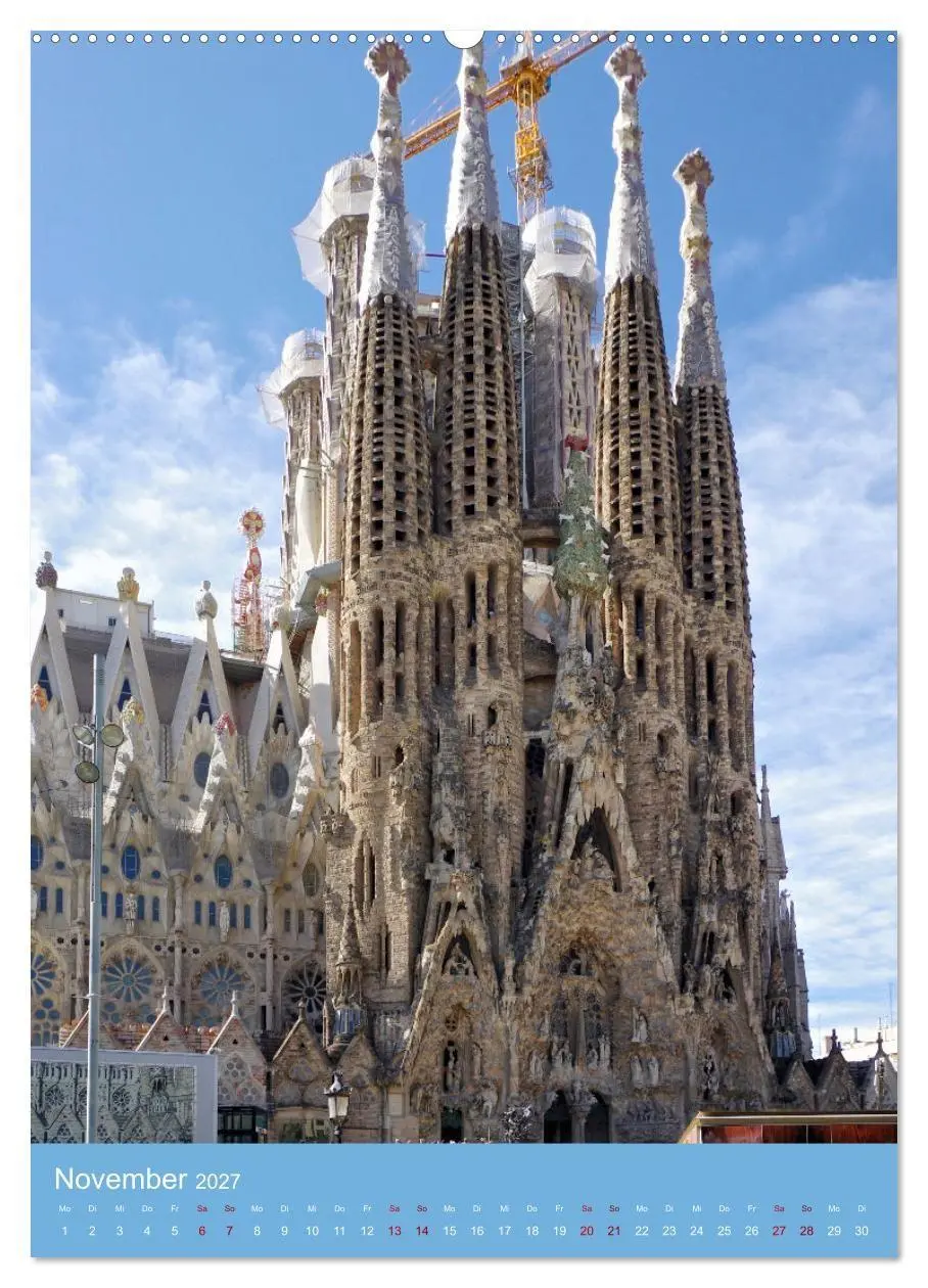 Bild: 9783569441422 | Sagrada Família - Gaudís unvollendetes Meisterwerk (Wandkalender...