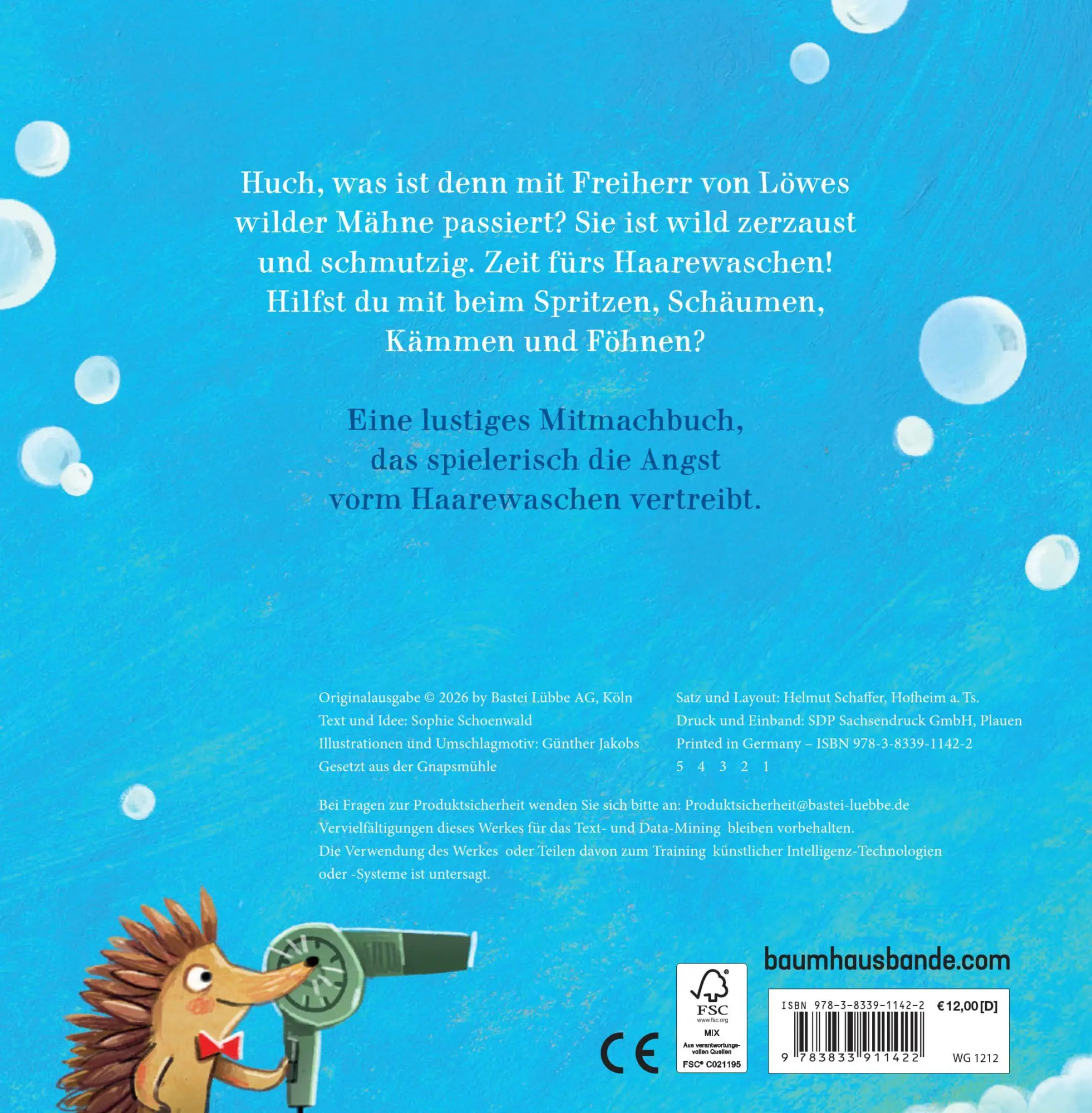 Bild: 9783833911422 | Hilf dem Löwen Haare waschen | Sophie Schoenwald | Buch | 26 S. | 2026