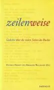 Cover: 9783891261422 | zeilenweise | Ausgewählte Gedichte über die vielen Seiten des Buches