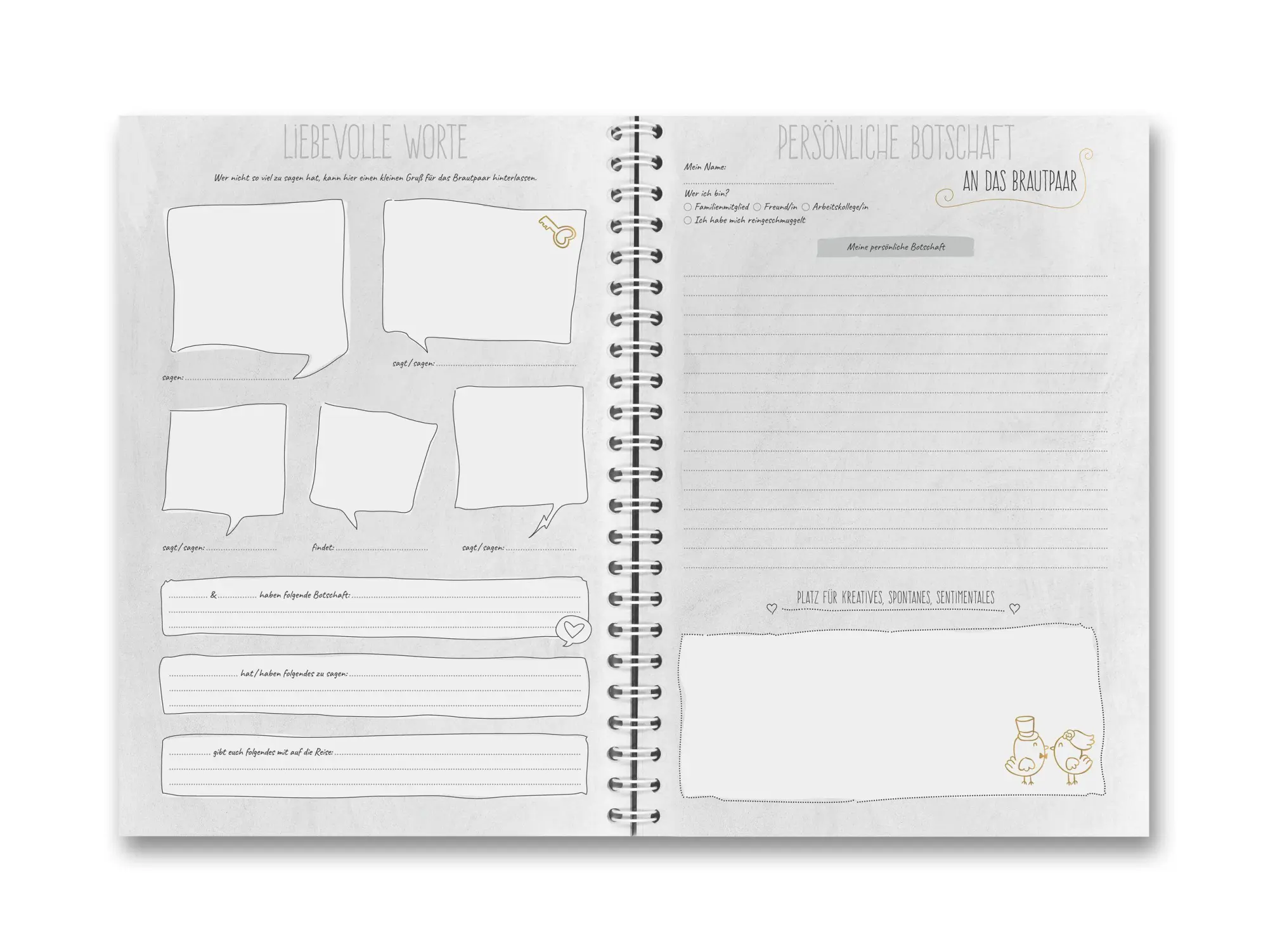 Bild: 9783961311422 | familiawedding black-Doodle- Design XXL Gästebuch zur Hochzeit | Buch