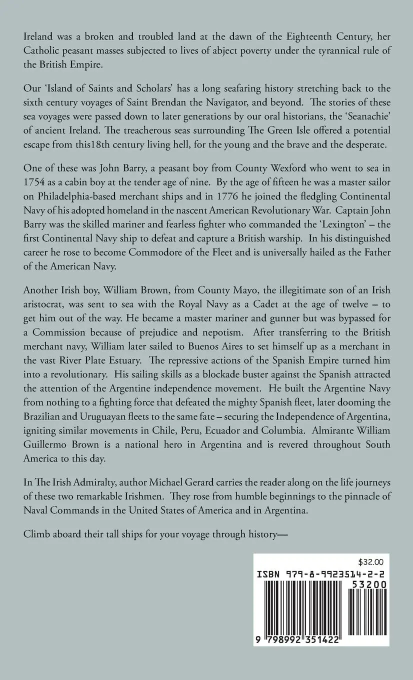 Rückseite: 9798992351422 | The Irish Admiralty | Michael Gerard | Buch | Englisch | 2025