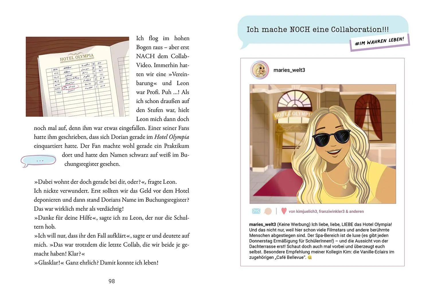 Bild: 9783440181522 | Die drei !!!, Maries Channel, #Achtung_Liebesbetrug! | Sina Flammang