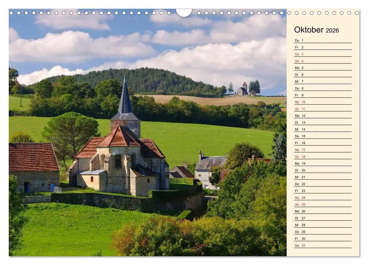 Bild: 9783457871522 | Burgund - Das grüne Herz Frankreichs (Wandkalender 2026 DIN A3...
