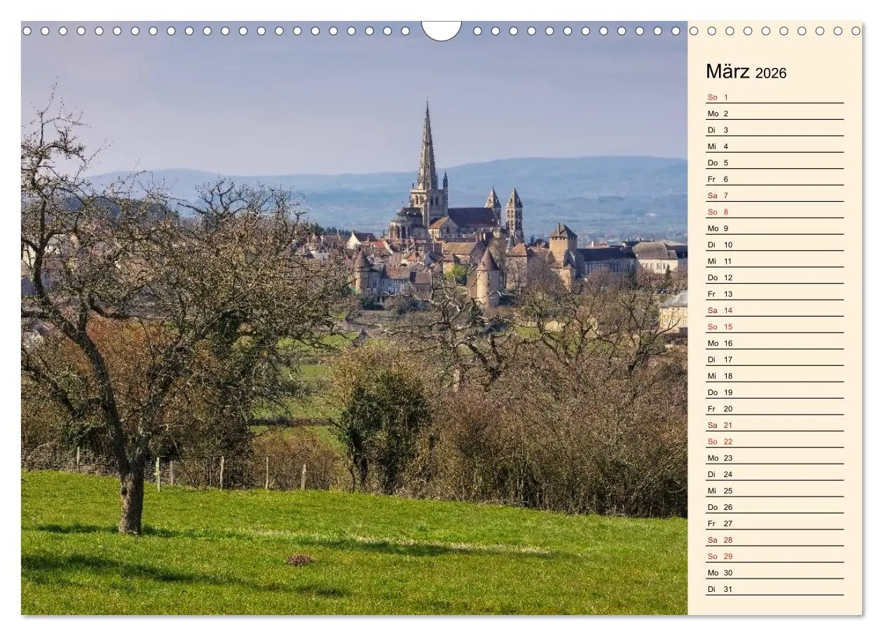 Bild: 9783457871522 | Burgund - Das grüne Herz Frankreichs (Wandkalender 2026 DIN A3...