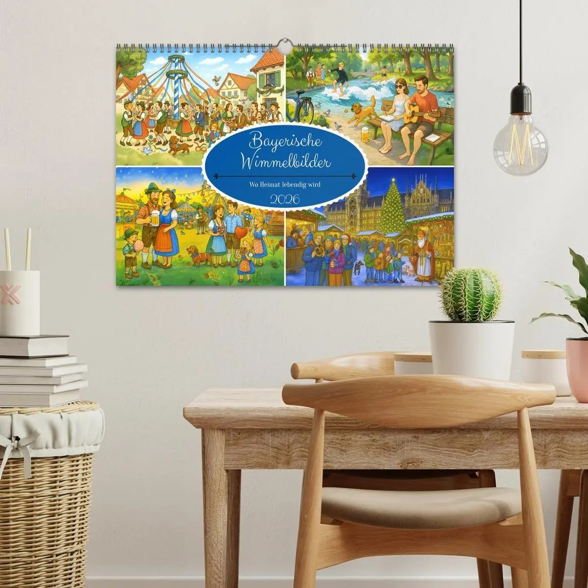 Bild: 9783516651522 | Bayrische Wimmelbilder - Wo Heimat lebendig wird (Wandkalender 2026...