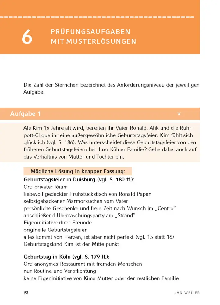 Bild: 9783804431522 | Der Markisenmann von Jan Weiler - Textanalyse und Interpretation