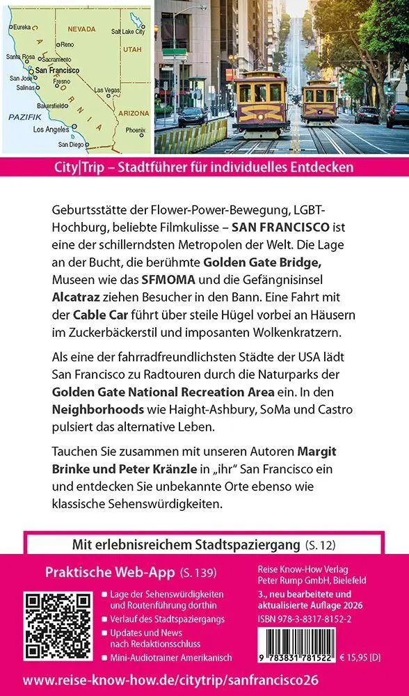Bild: 9783831781522 | Reise Know-How CityTrip San Francisco | Margit Brinke (u. a.) | Buch
