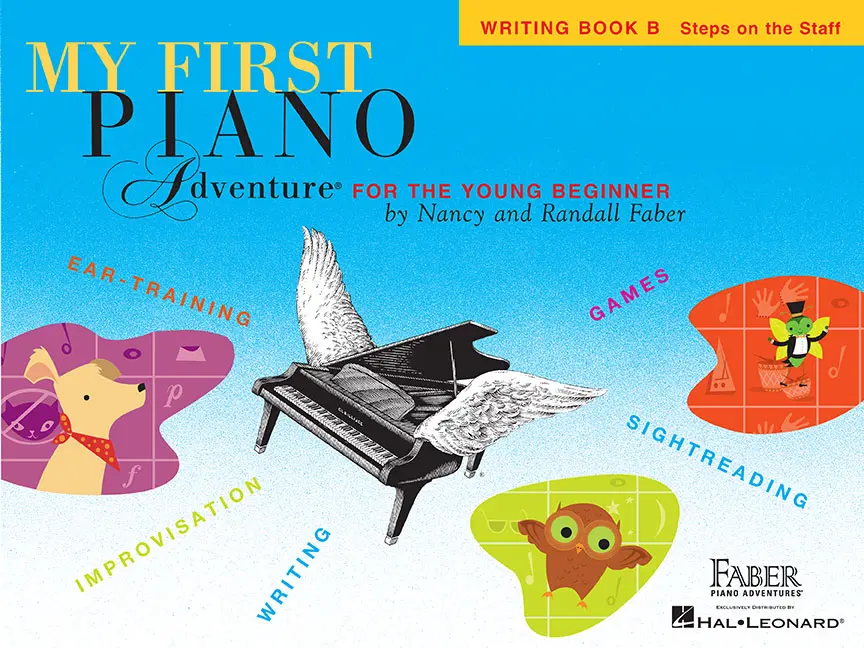 Cover: 674398221622 | My First Piano Adventure, Writing Book B, Steps on the Staff | Faber