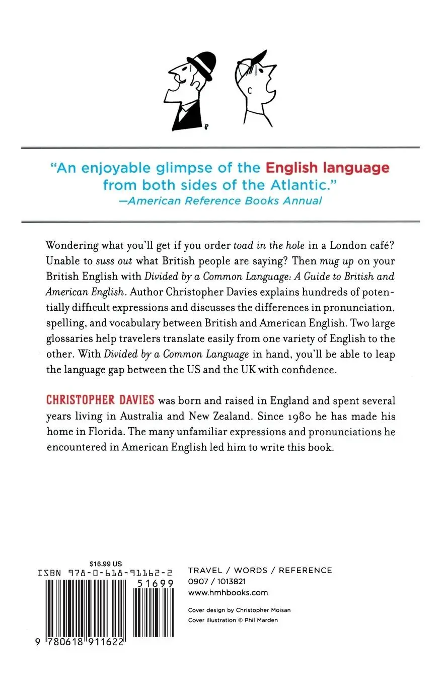 Rückseite: 9780618911622 | Divided by a Common Language | A Guide to British and American English
