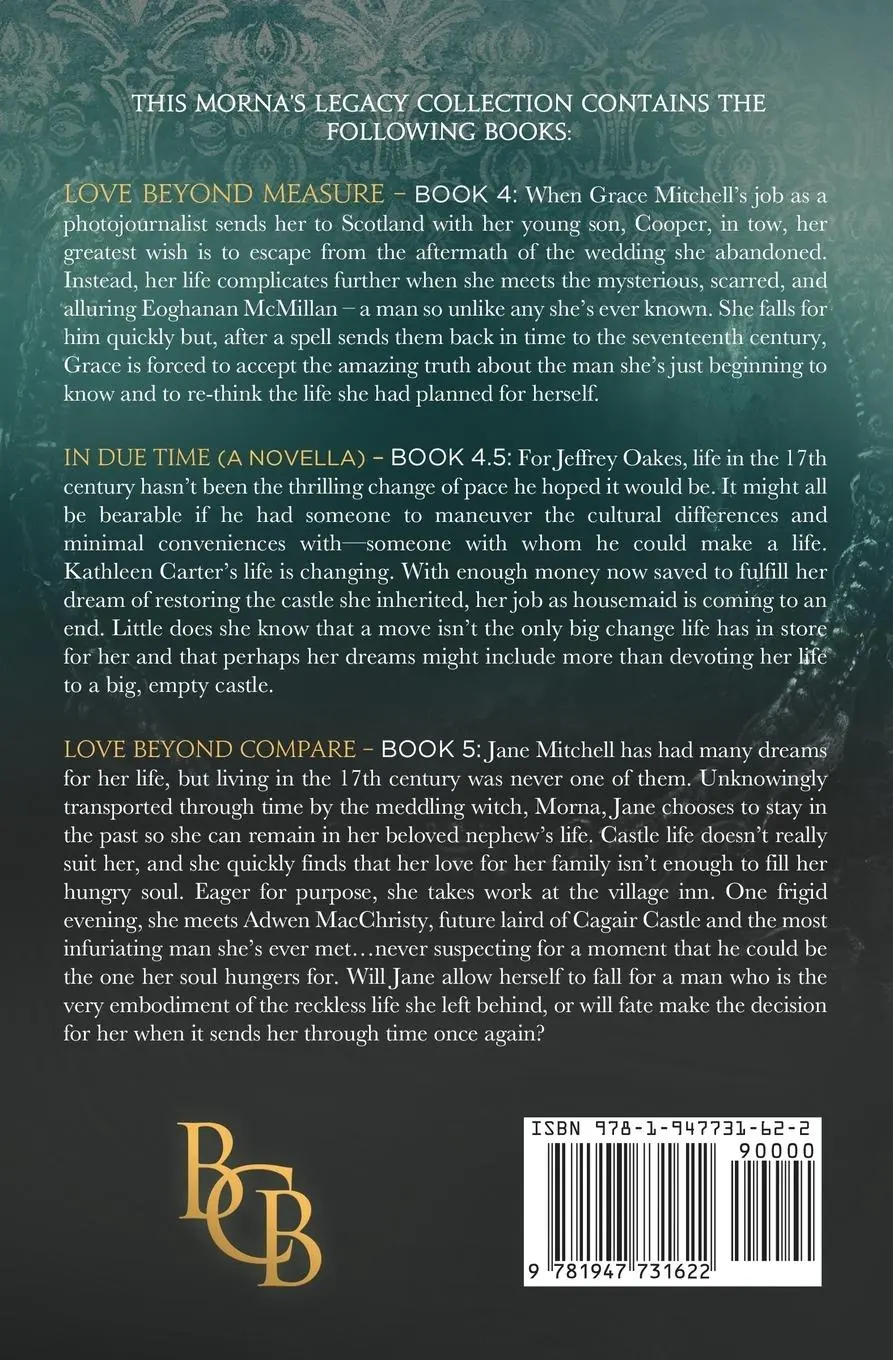 Rückseite: 9781947731622 | Morna's Legacy | Books 4, 4.5, &amp; 5: Scottish, Time Travel Romances