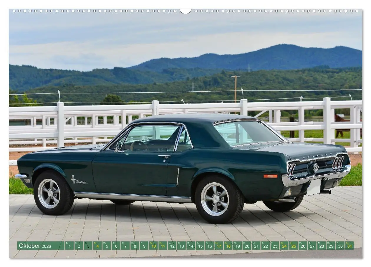 Bild: 9783457621622 | Ein Pony zum verlieben - Ford Mustang 1968 (Wandkalender 2026 DIN...