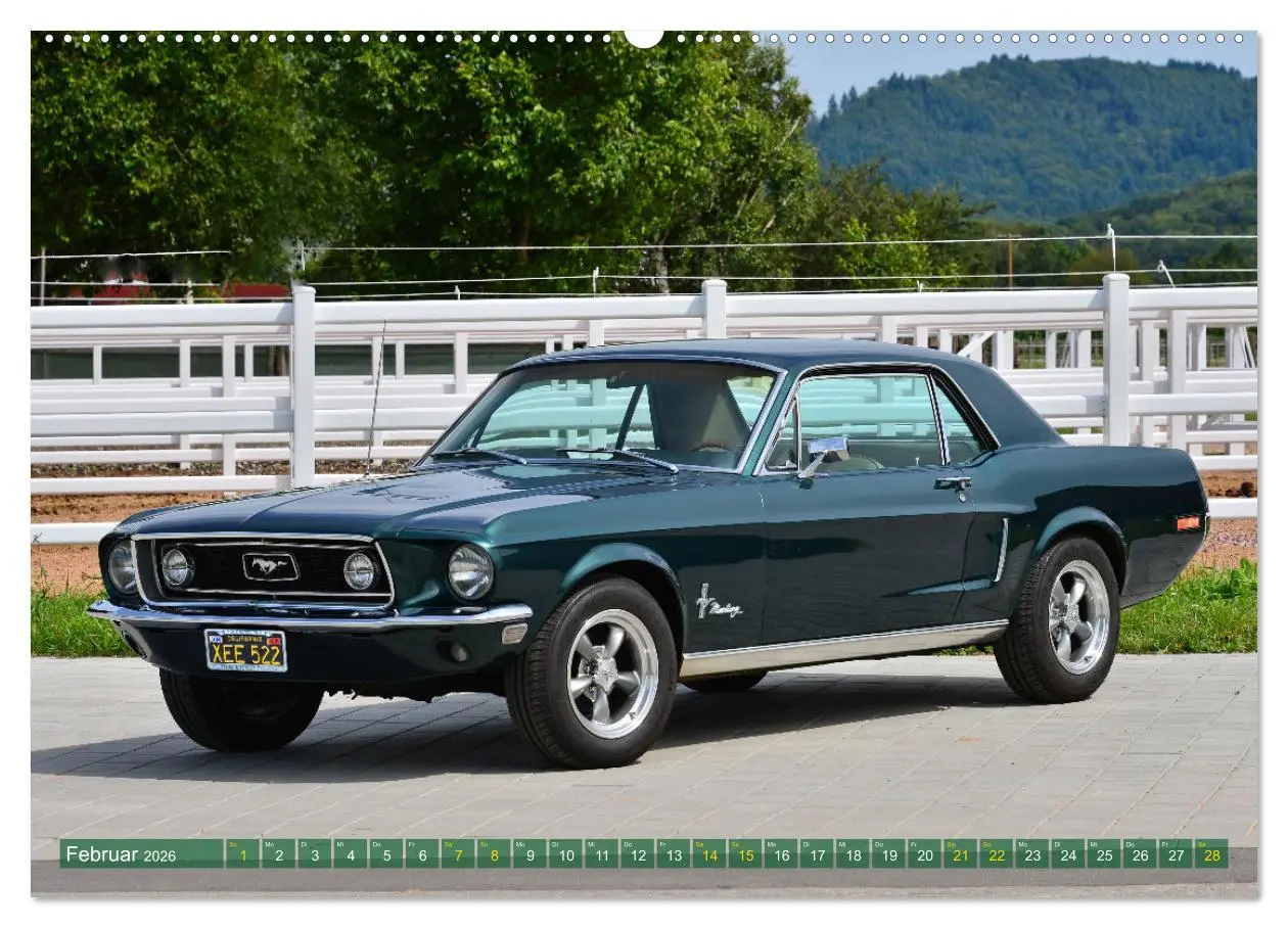 Bild: 9783457621622 | Ein Pony zum verlieben - Ford Mustang 1968 (Wandkalender 2026 DIN...