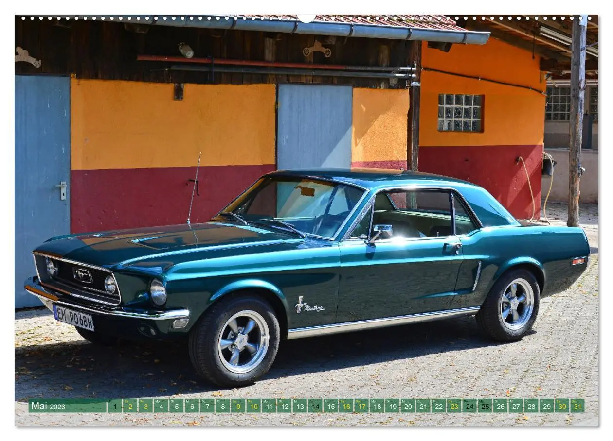 Bild: 9783457621622 | Ein Pony zum verlieben - Ford Mustang 1968 (Wandkalender 2026 DIN...