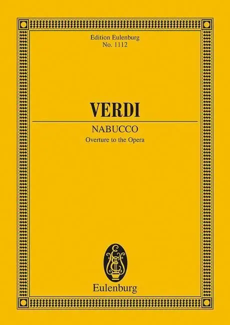 Cover: 9783795761622 | Nabucco | Ouvertüre. Orchester. Studienpartitur. | Max Alberti | Buch