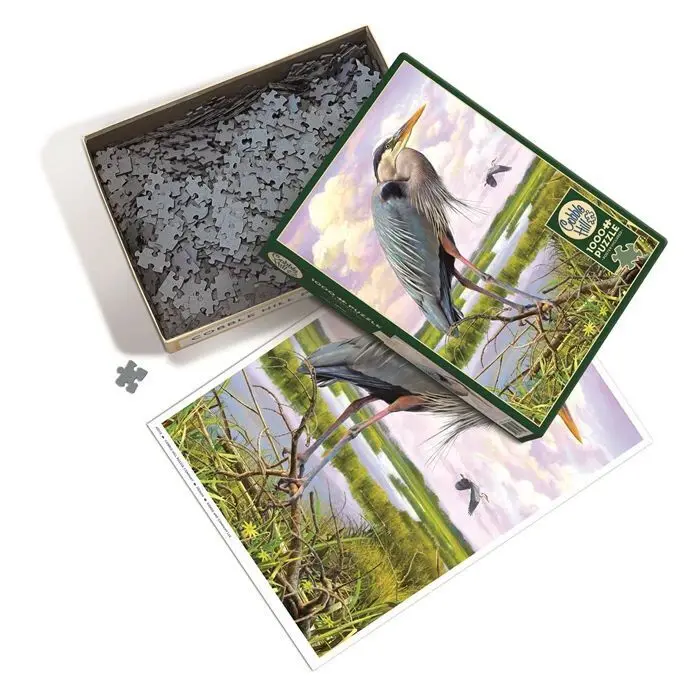 Bild: 625012401722 | COBBLE HILL PUZZLES - Reiher 1000 Teile | Spiel | In Karton | 3840172