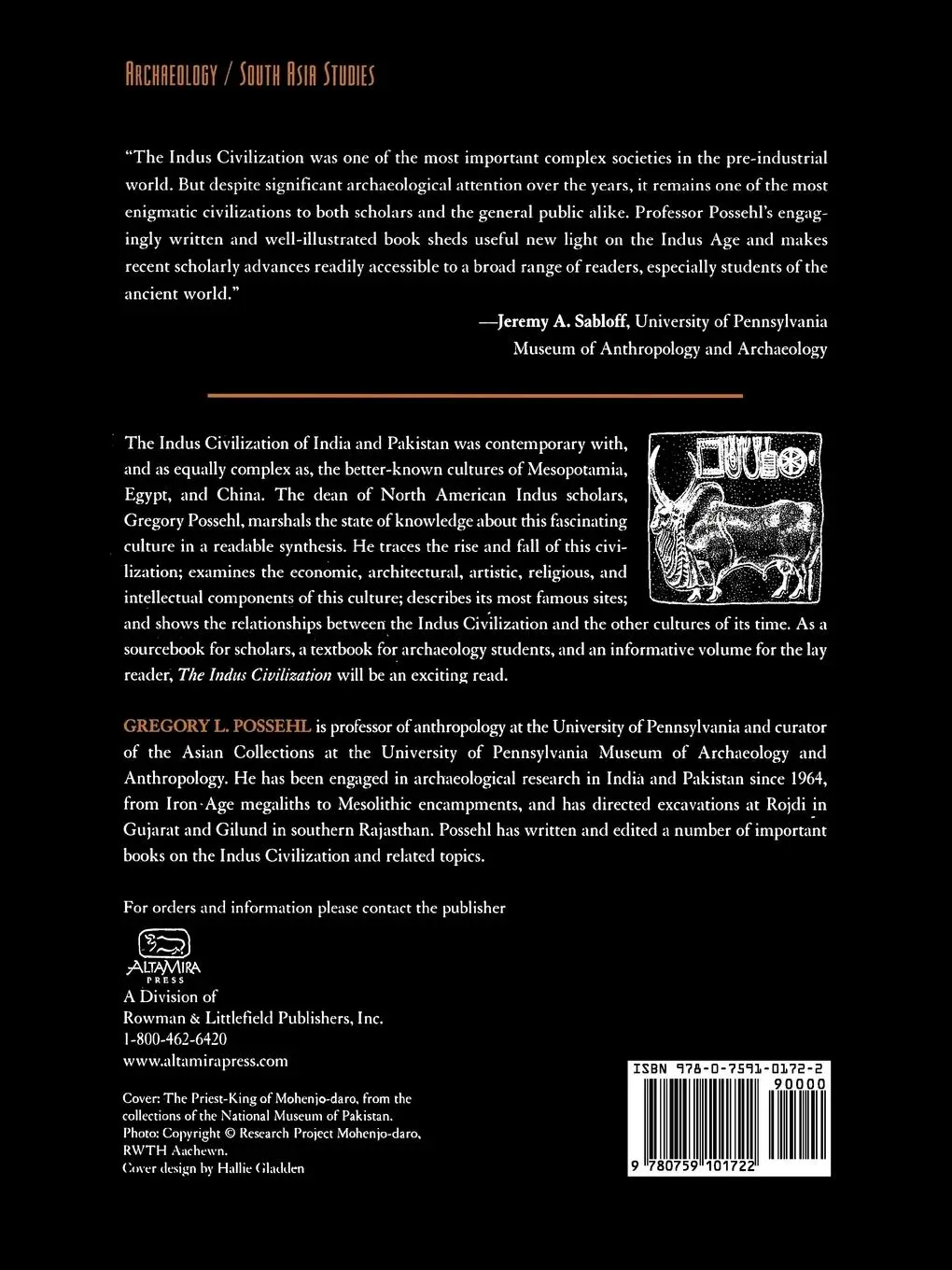 Rückseite: 9780759101722 | The Indus Civilization | A Contemporary Perspective | Possehl | Buch